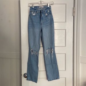 NWOT The 90s Straight Ultra High Rise Curve Love